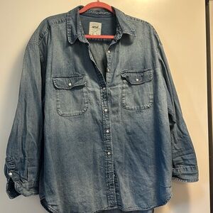 Aerie denim shirt